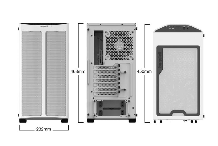 be quiet! Pure Base 500DX Desktop Wit