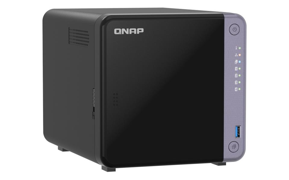 QNAP TS-432X-4G data-opslag-server NAS Tower Ethernet LAN Zwart Alpine AL-524