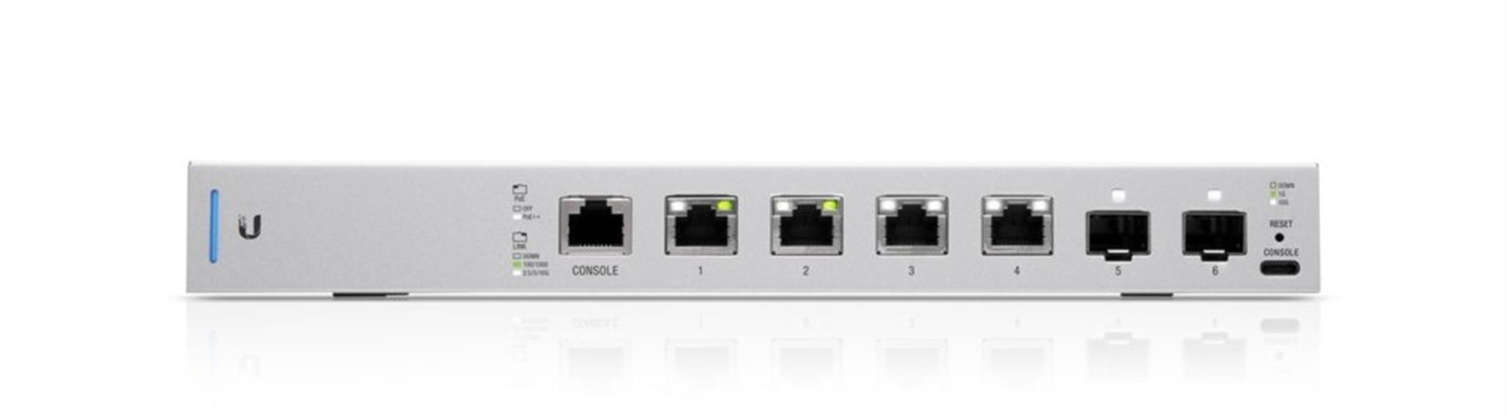 Ubiquiti Switch UniFi 4xRJ45 10GBit/2xSFP+ 10GBit Managed PoE 19 Rack-Mountable, 10G Ethernet SFP+ & RJ45 Ports