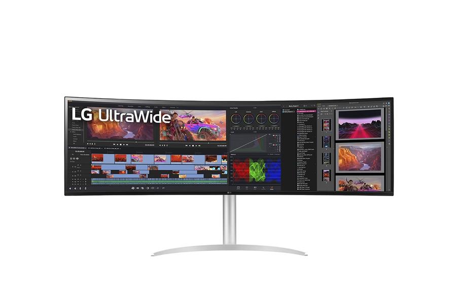 LG 49WQ95X-W computer monitor 124,5 cm (49"") 5120 x 1440 Pixels UltraWide Dual Quad HD Wit