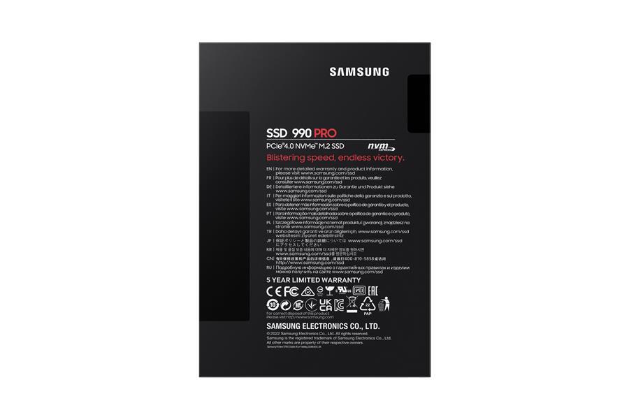 Samsung 990 PRO M.2 2 TB PCI Express 4.0 V-NAND MLC NVMe