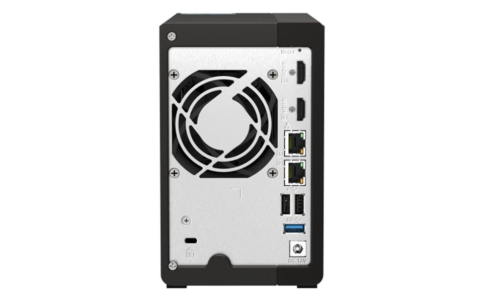 QNAP TS-253E NAS Tower Ethernet LAN Zwart J6412