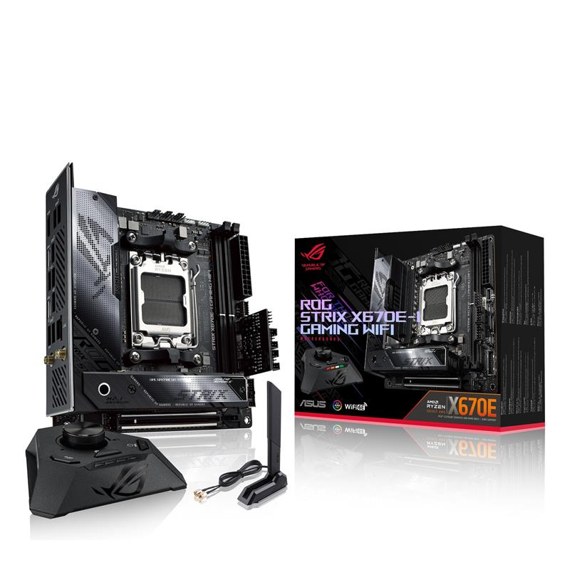 ASUS ROG STRIX X670E-I GAMING WIFI AMD X670 Socket AM5 mini ITX