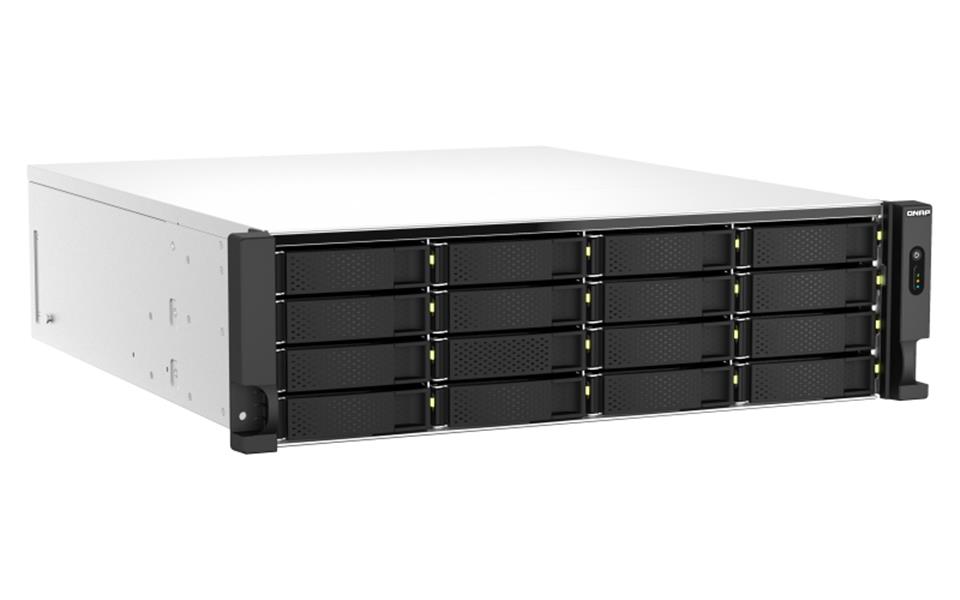 QNAP TS-h2287XU-RP NAS Rack (3U) Ethernet LAN Zwart, Wit E-2336