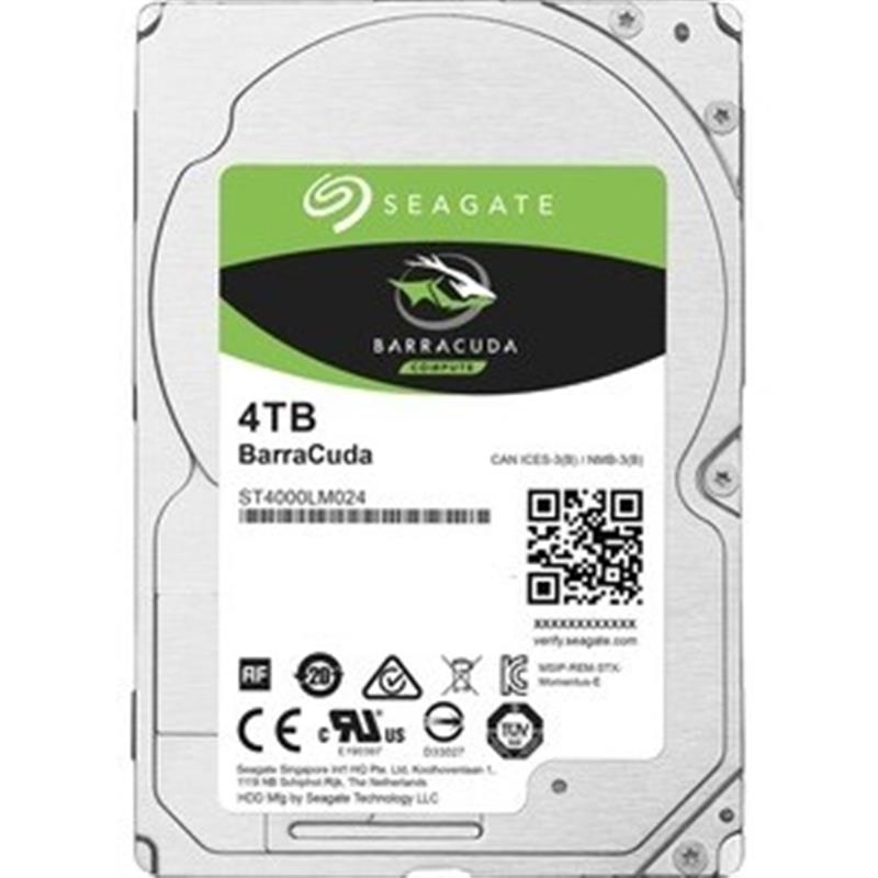 Seagate Barracuda ST4000LM024 interne harde schijf 2.5"" 4000 GB SATA III