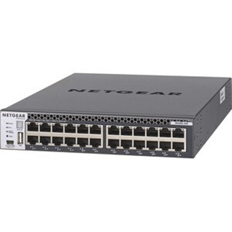 Netgear M4300-24X Managed L3 10G Ethernet (100/1000/10000) Zwart 1U