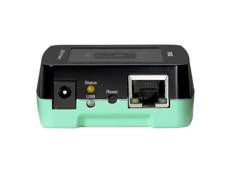 LevelOne FPS-1032 print server Ethernet LAN Zwart, Groen