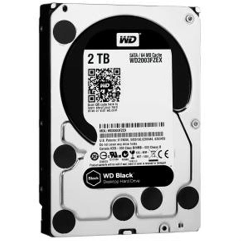 Western Digital BLACK Performance Desktop HDD 2TB 3 5 SATA3 64MB 7200RPM 164 MB s