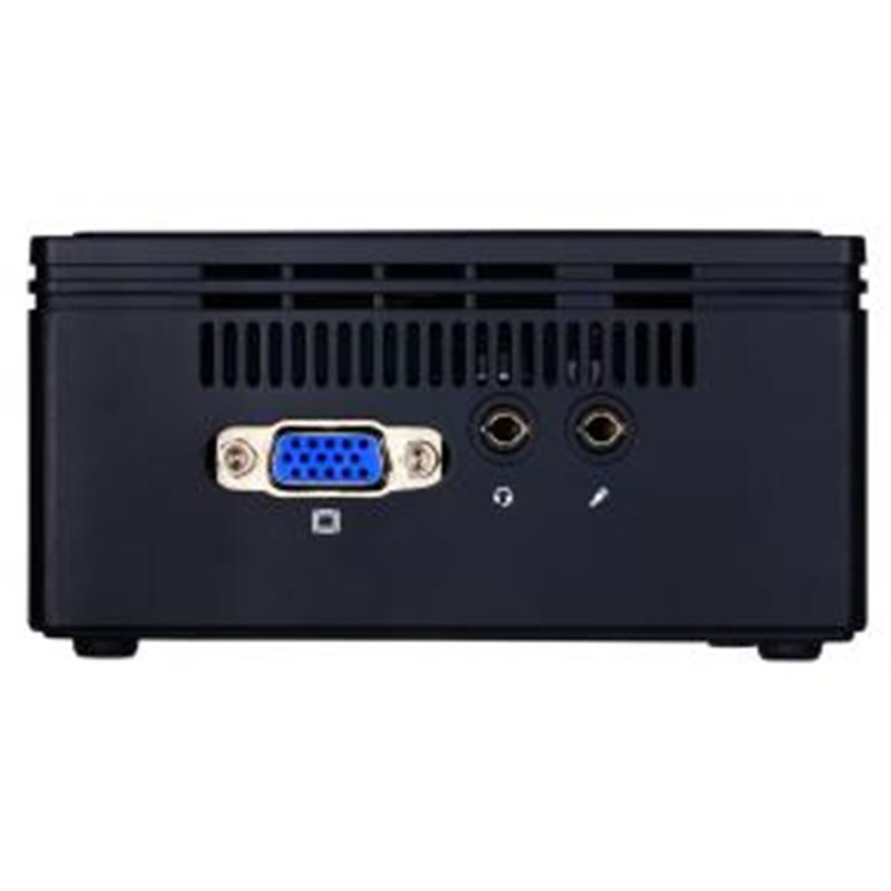 Gigabyte GB-BACE-3160 PC/workstation barebone J3160 1,6 GHz 0.69L maat pc Zwart