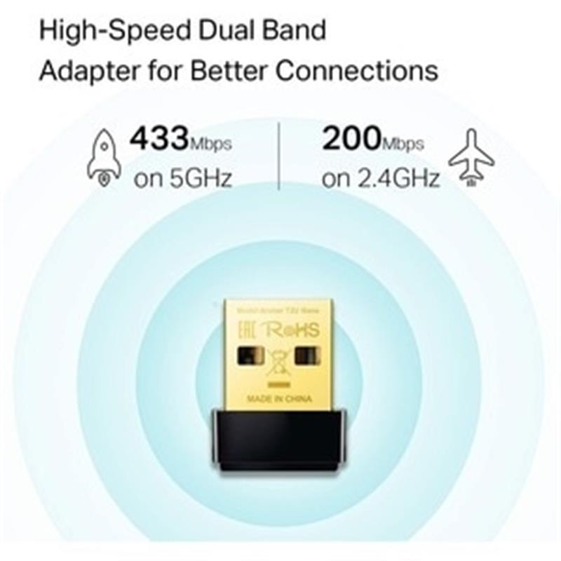 TP-LINK Archer T2U Nano WLAN 633 Mbit/s