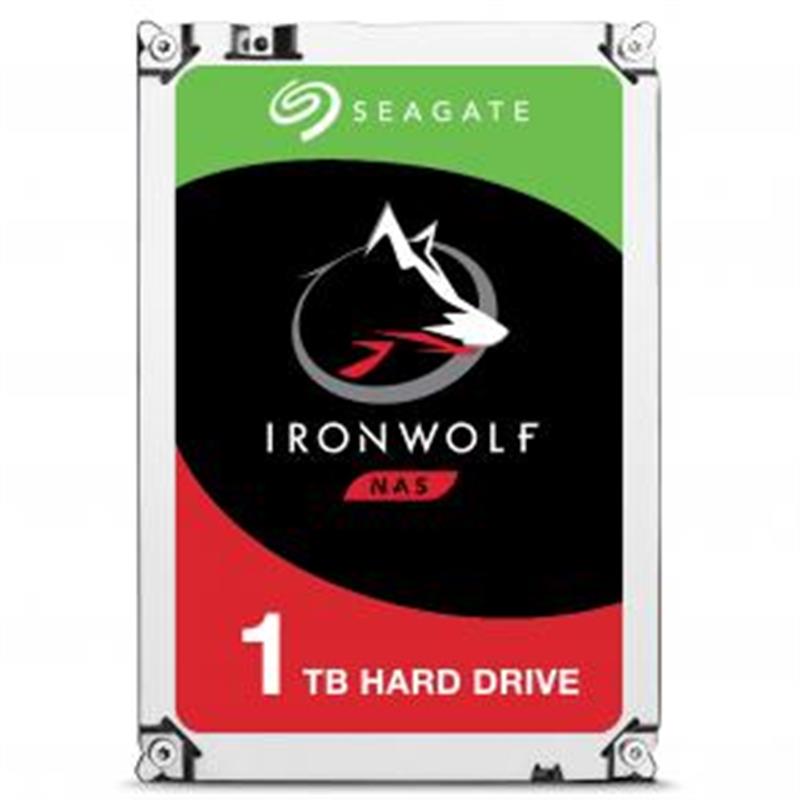 Seagate IronWolf ST1000VN002 interne harde schijf 3.5"" 1 TB SATA III