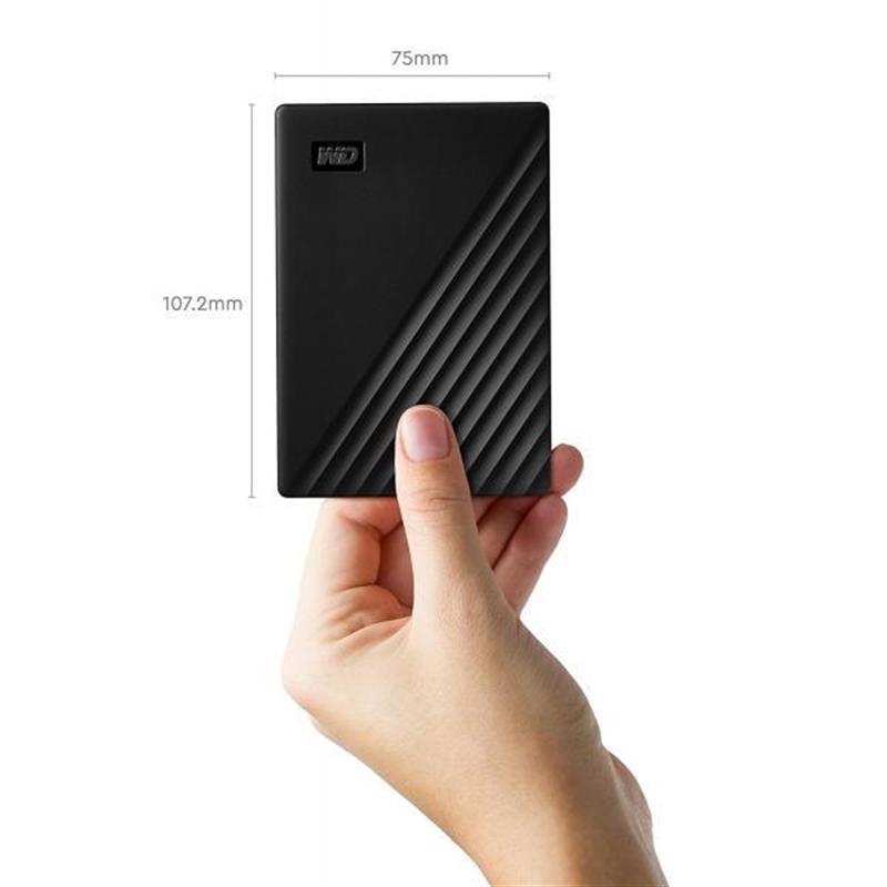 Western Digital WDBYVG0010BBK WD My Passport 1TB portable HDD Black