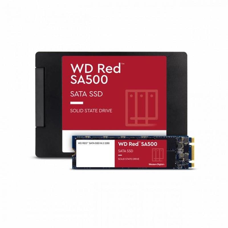 WD SSD 2.5 500GB Red / NAS 24x7 /SATA3 (Di)