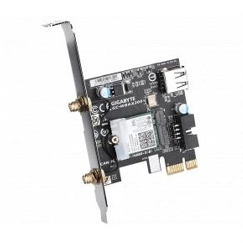 Gigabyte GC-WBAX200 netwerkkaart Intern WLAN / Bluetooth 2400 Mbit/s