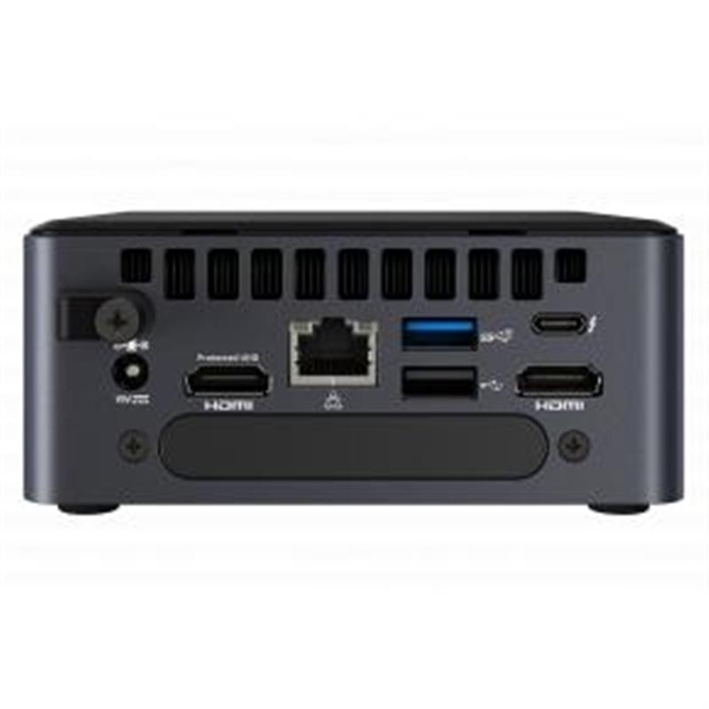 Intel NUC BKNUC8I3PNH PC/workstation barebone 0,69L maat pc Zwart BGA 1528 i3-8145U 2,1 GHz