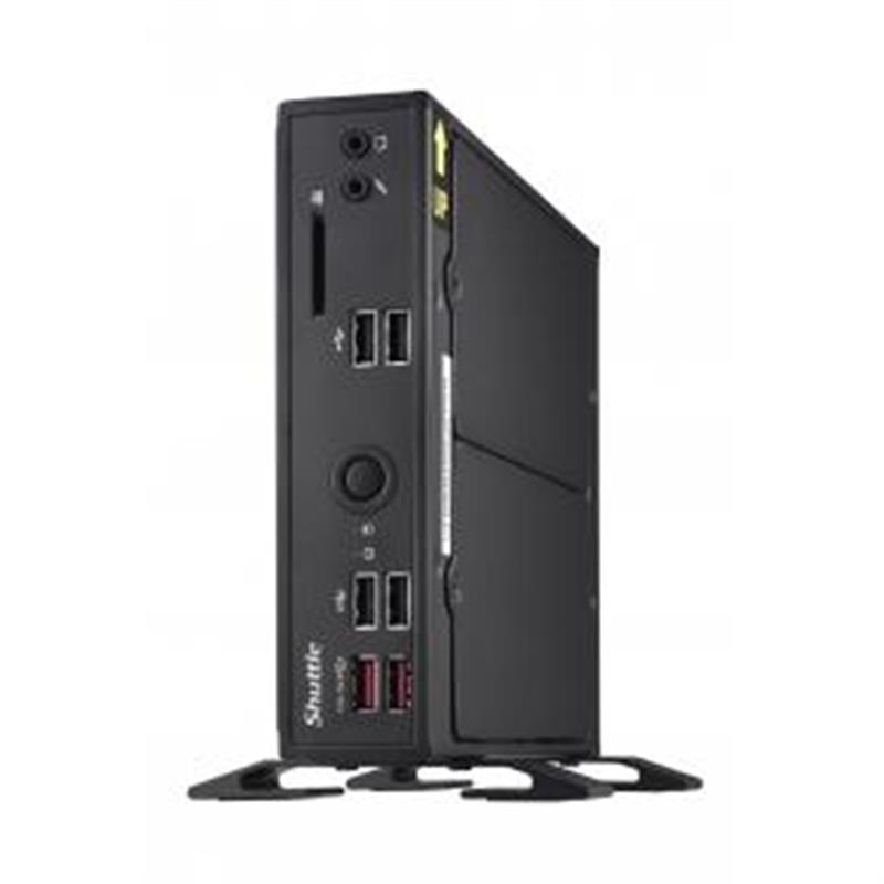 Shuttle XPC slim Barebone DS20U3V2, i3-10110U, 2x LAN (1xGbit, 1x 2.5Gbit), 1xCOM, 1xHDMI, 1xDP, ventilatorloos , 24/7 permanent gebruik