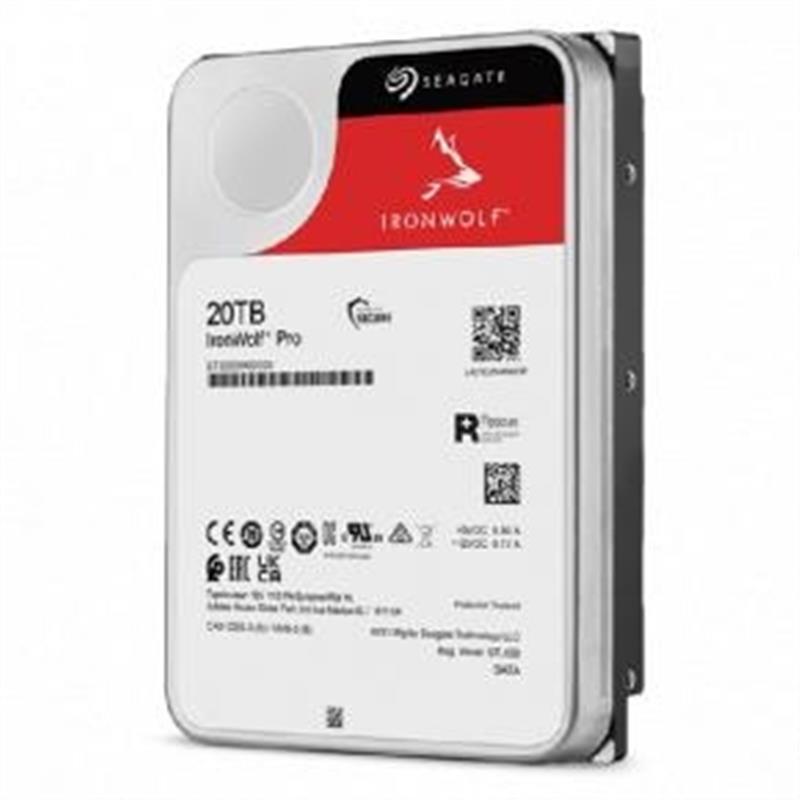 Seagate IronWolf Pro ST20000NE000 interne harde schijf 3.5"" 20 TB SATA III