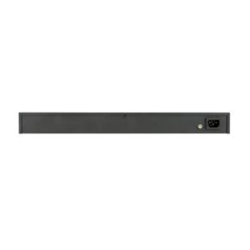 LevelOne Switch 24x GE GEU-2431 19\"" Rack Mount Kit Unmanaged Gigabit Ethernet (10/100/1000) 1U Zwart