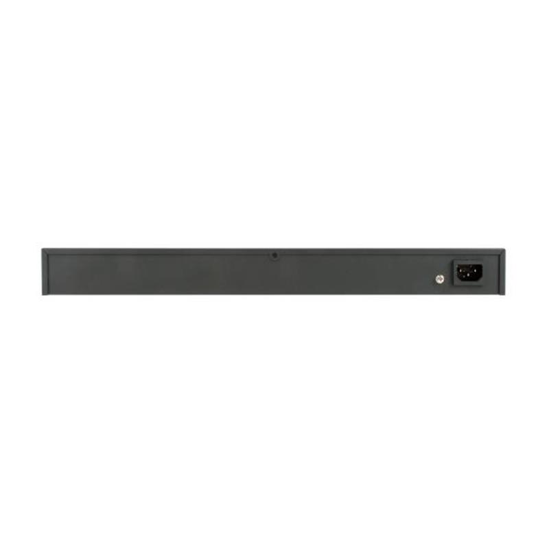 LevelOne Switch 24x GE GEU-2431 19\"" Rack Mount Kit Unmanaged Gigabit Ethernet (10/100/1000) 1U Zwart