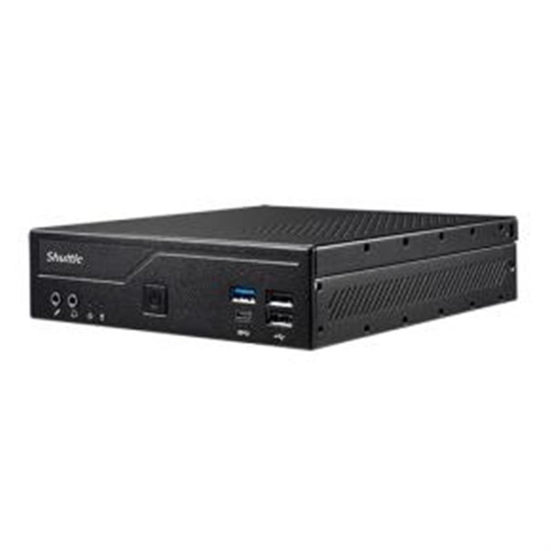 Shuttle XP? slim DH610 PC/workstation barebone 1,3L maat pc Zwart LGA 1700