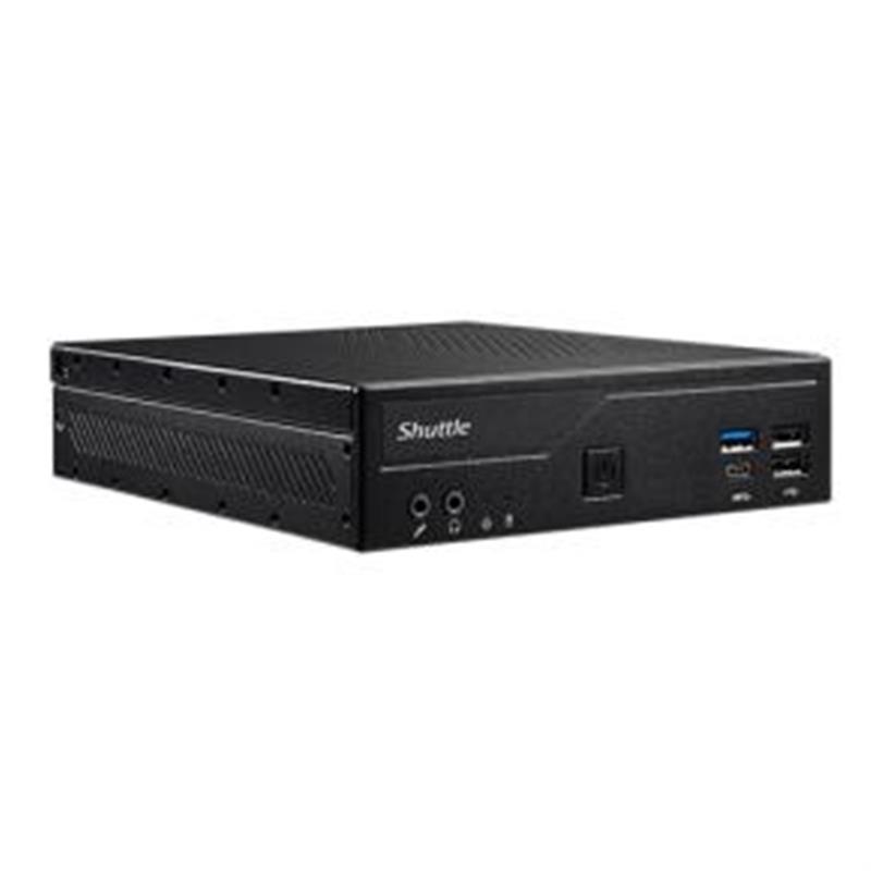 Shuttle XP? slim DH610 PC/workstation barebone 1,3L maat pc Zwart LGA 1700