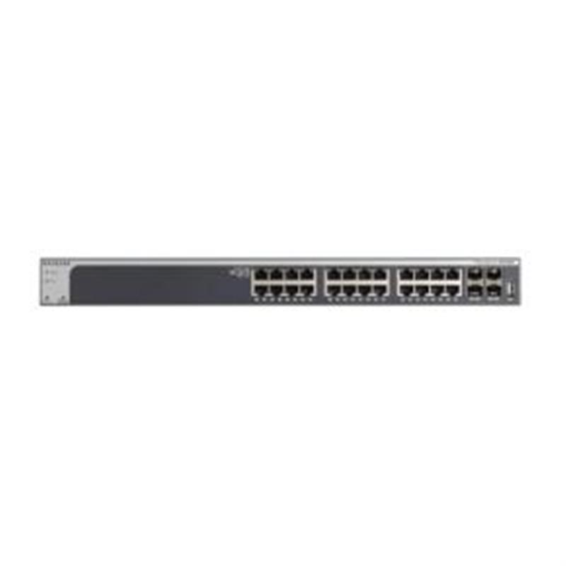 Netgear ProSAFE Smart Switch - XS728T - 24 x 10 Gigabit Ethernet- en 4 dedicated SFP+ poorten