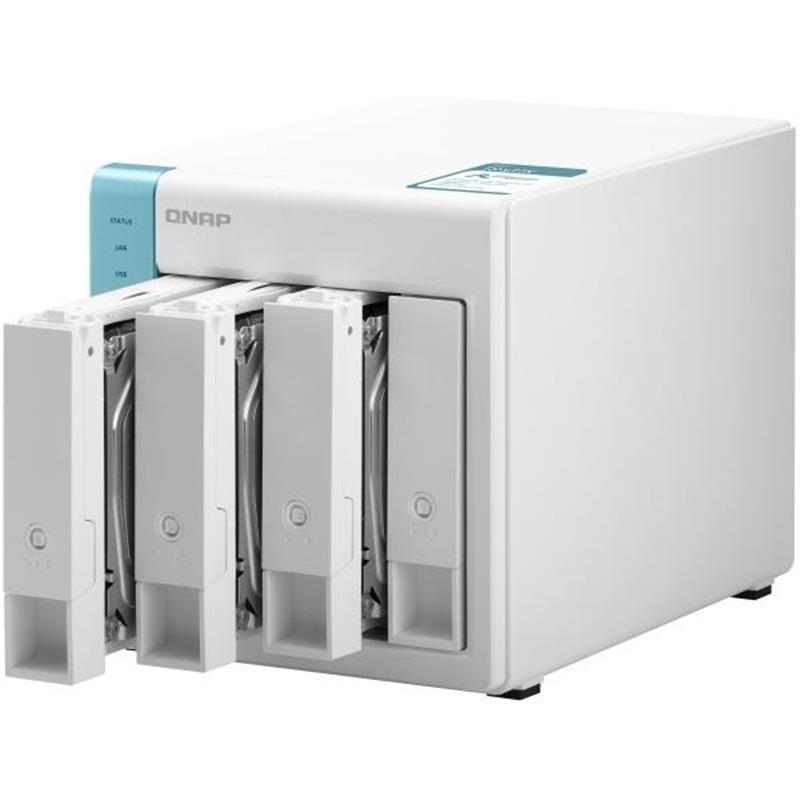 QNAP TS-431K data-opslag-server NAS Tower Ethernet LAN Wit Alpine AL-214