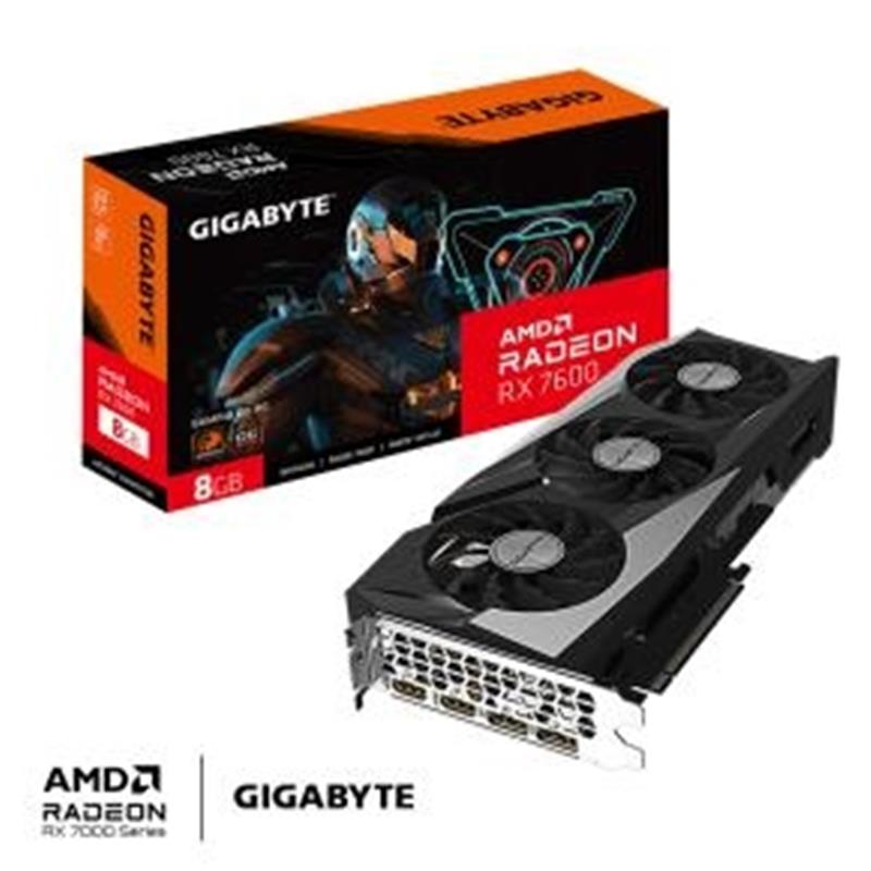 Gigabyte Radeon RX 7600 GAMING OC 8G AMD 8 GB GDDR6