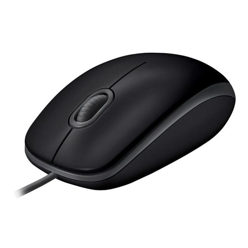 Logitech B110 muis USB Optisch 1000 DPI Ambidextrous