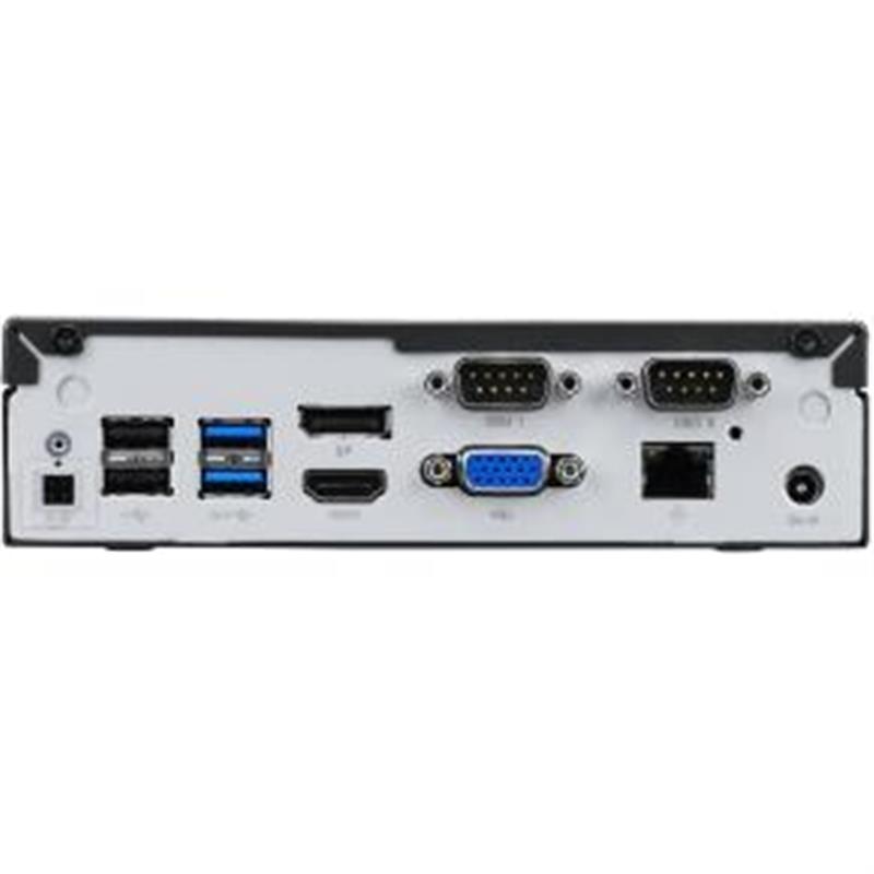 Shuttle XP? slim XPC slim Barebone DL20NV2, Celeron N4505, 1x LAN, 2x COM, 1xHDMI, 1xDP, 1x VGA, ventilatorloos , 24/7 permanent gebruik