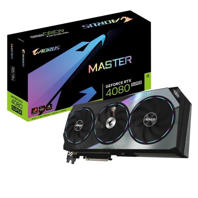 Gigabyte AORUS GeForce RTX 4080 SUPER MASTER 16G NVIDIA 16 GB GDDR6X