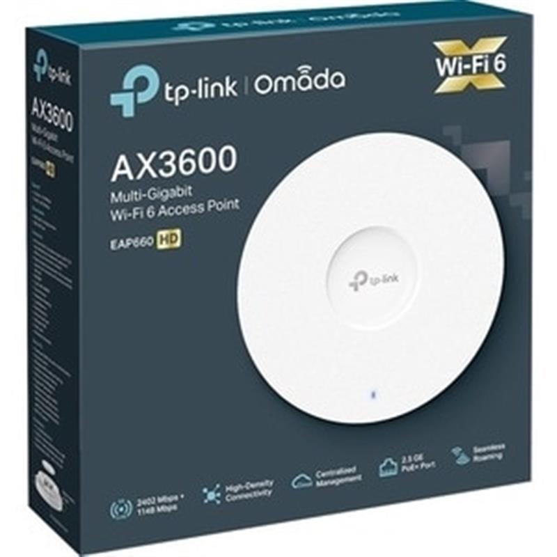 TP-LINK EAP660 HD draadloos toegangspunt (WAP) 2500 Mbit/s Wit