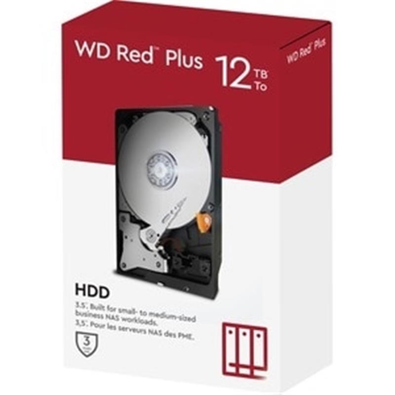 12TB RED PLUS 256MB CMR 3 5IN SATA 6GB S