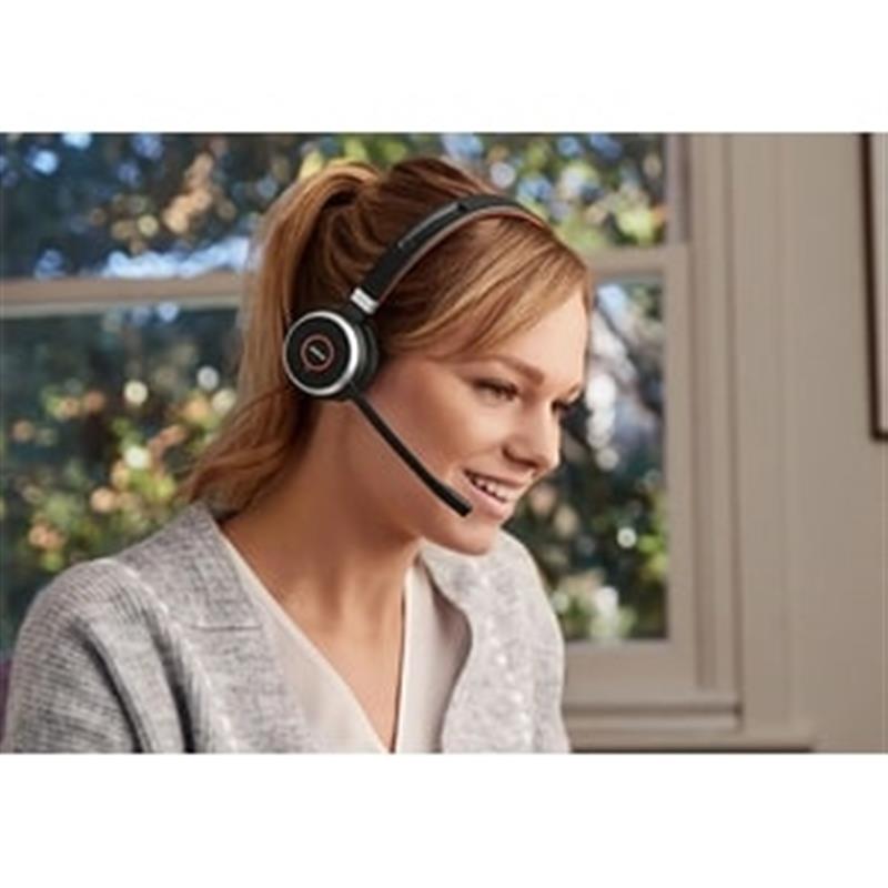 Jabra Evolve 65 SE Headset Draadloos Hoofdband Kantoor/callcenter Micro-USB Bluetooth Zwart