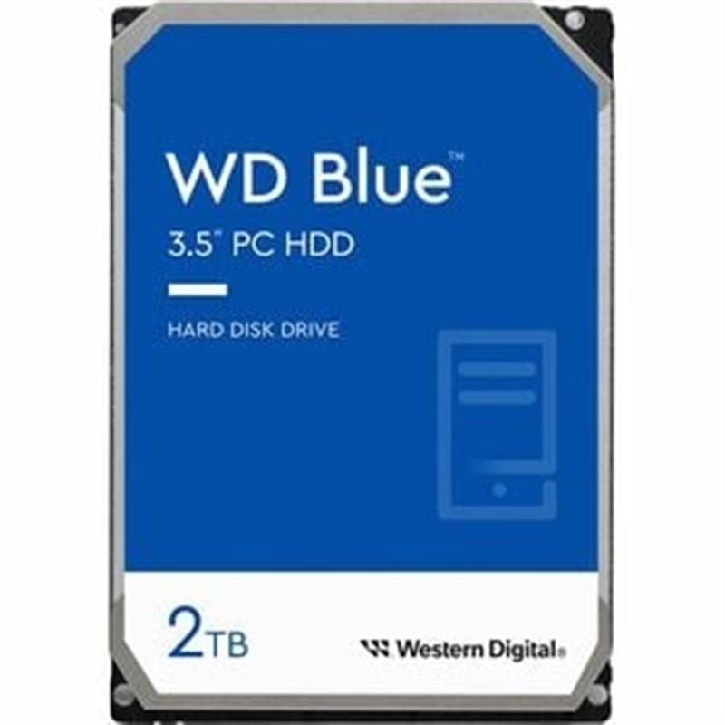 Western Digital WD Blue HDD 2TB 3 5 SATA 6GB s 7200rpm 256MB 215MB s R W 5 6W