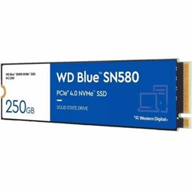 WD SSD M.2 (2280) 250GB Blue SN580 PCIe 4.0/NVMe (Di)