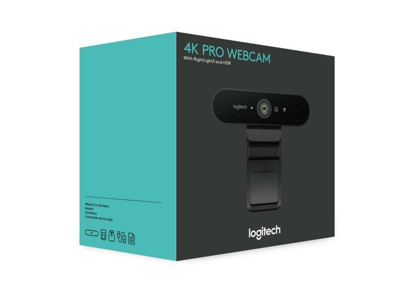 Logitech BRIO webcam 4096 x 2160 Pixels USB 3.0 Zwart