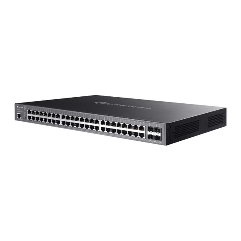 TP-Link Omada SG3452XMPP netwerk-switch Managed L2+ Gigabit Ethernet (10/100/1000) Power over Ethernet (PoE) 1U Zwart