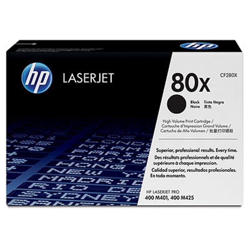 HP 80X Origineel Zwart 2 stuk(s)