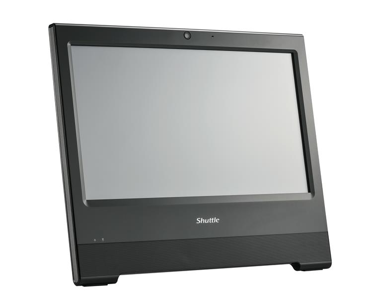 Shuttle All-In-One Barebone X50V9, 15,6"" Single-Touch-Screen (resistief), Celeron 7305U, Wifi, IP54, ventilatorloos , 24/7 permanent gebruik