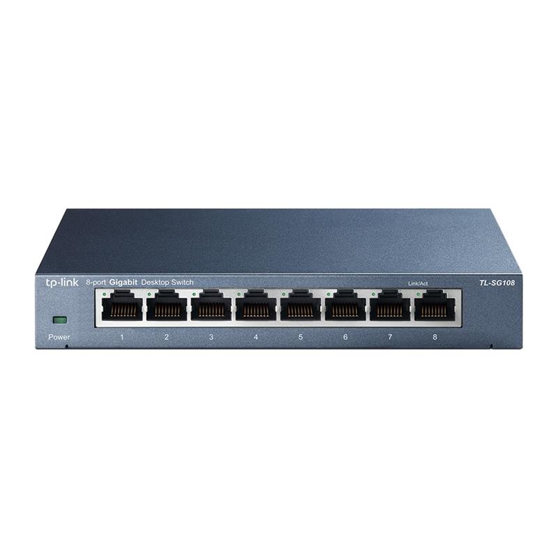 TP-LINK TL-SG108 netwerk-switch Unmanaged Zwart