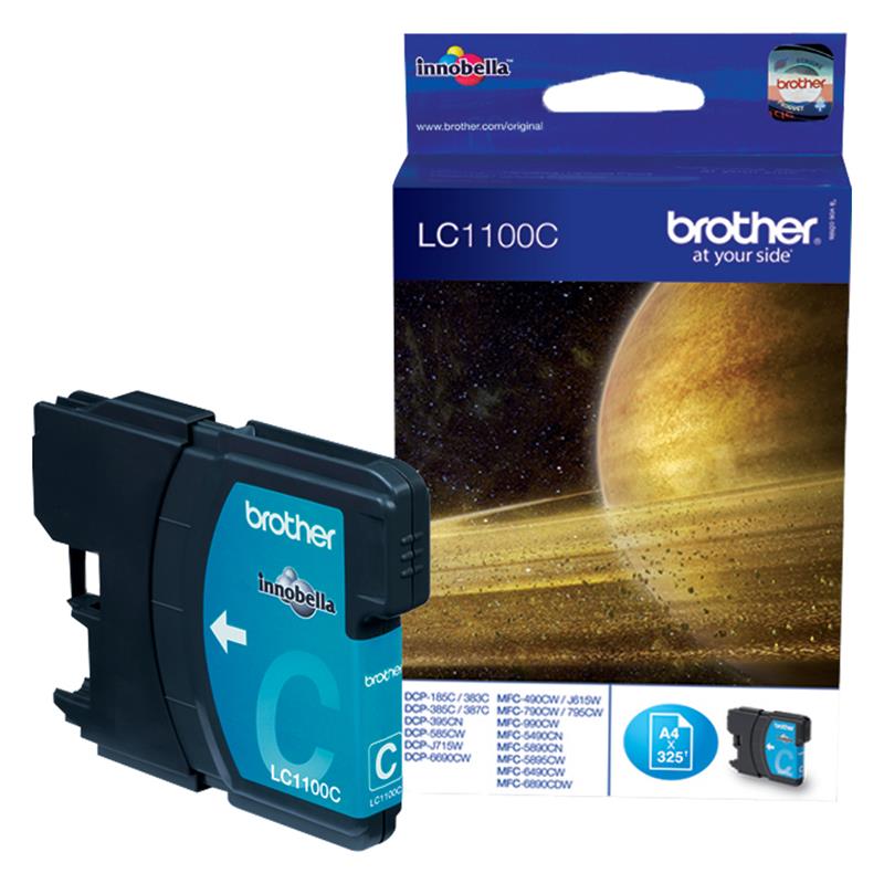 Brother LC-1100C inktcartridge Origineel Cyaan 1 stuk(s)