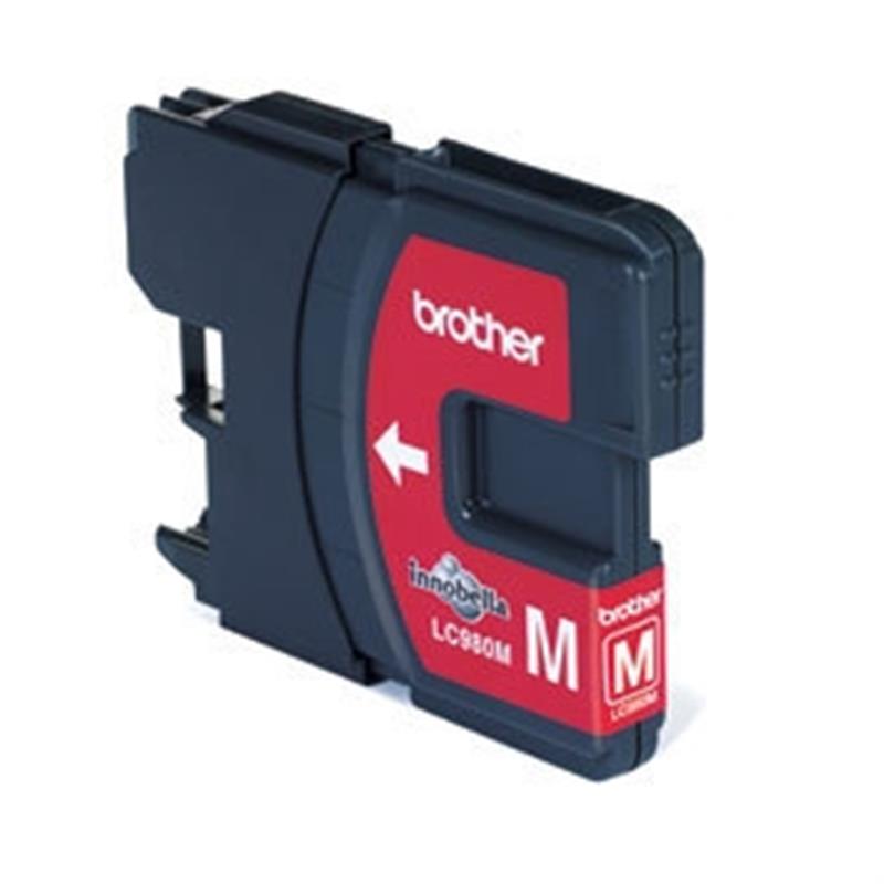 Brother LC-980M inktcartridge Origineel Magenta 1 stuk(s)