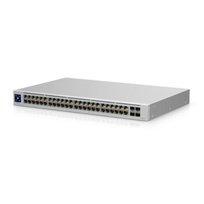 Ubiquiti Switch UniFi 48xRJ45 GBit/4xSFP Managed Gen2 19 Rack-Mountable, Fanless, 1,3 Touchscreen