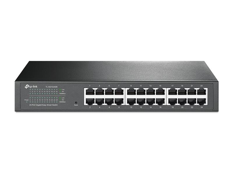 TP-LINK TL-SG1024DE Managed L2 Gigabit Ethernet (10/100/1000) Zwart