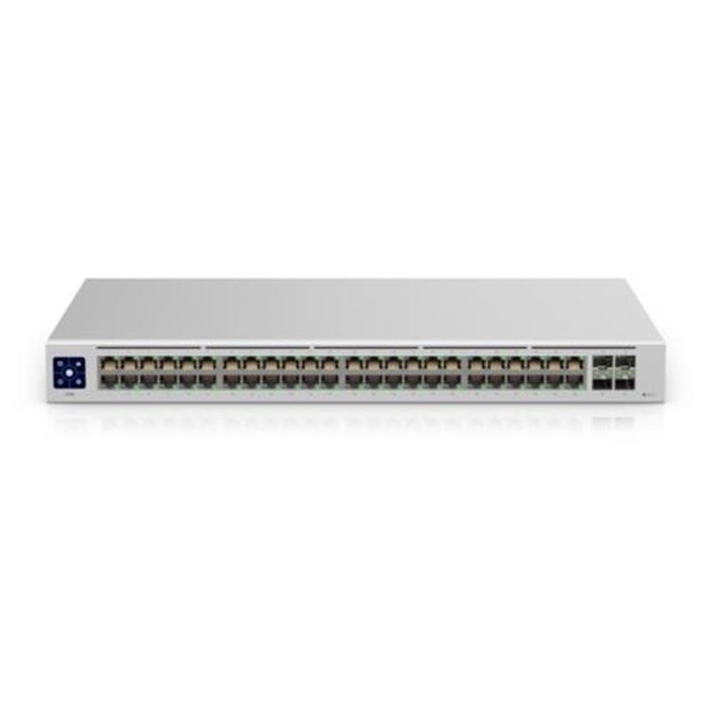 Ubiquiti Switch UniFi 48xRJ45 GBit/4xSFP Managed Gen2 19 Rack-Mountable, Fanless, 1,3 Touchscreen