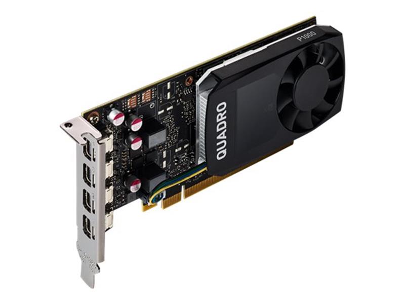 PNY 4GB Quadro P1000V2DVI 4xmDP=>DVI Retail