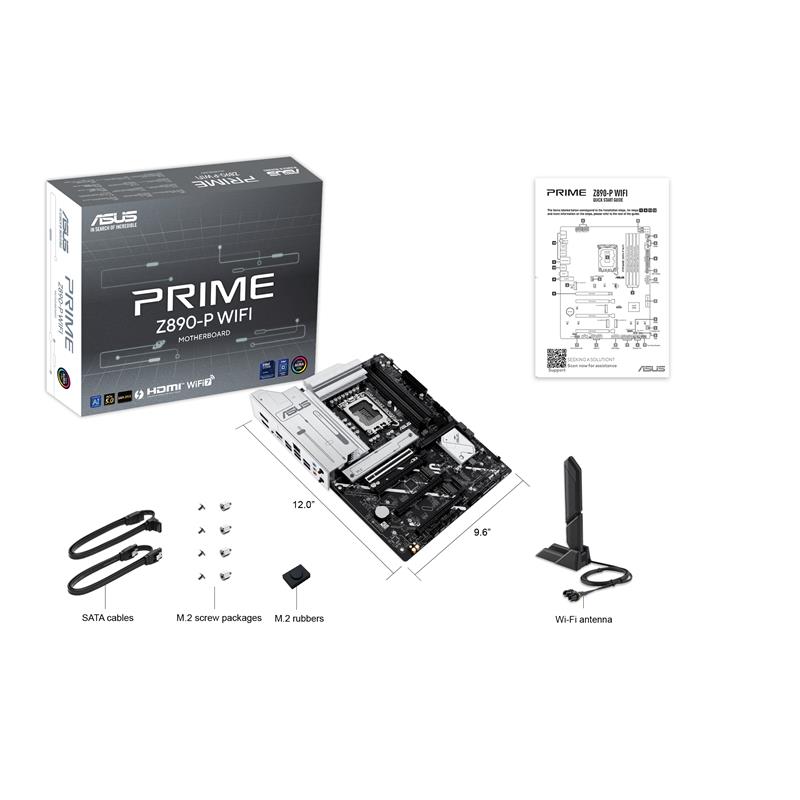 ASUS PRIME Z890-P WIFI Intel Z890 LGA 1851 (Socket V1) ATX