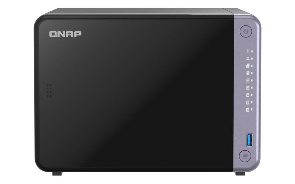 QNAP TS-632X-4G data-opslag-server NAS Tower Alpine Alpine AL-524 4 GB DDR4 QNAP QTS Zwart