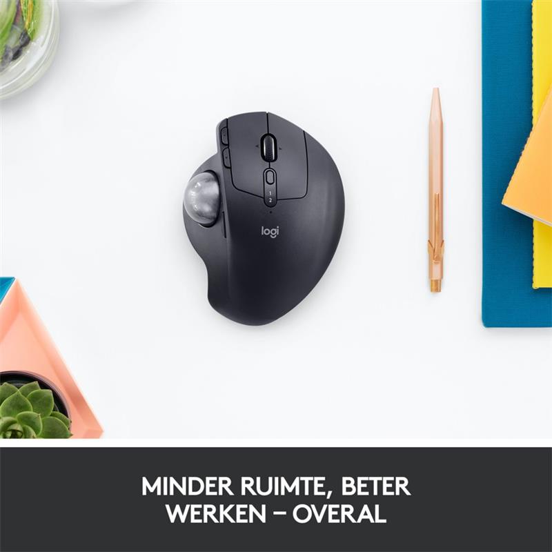 Logitech MX Ergo muis RF draadloos + Bluetooth Trackball 440 DPI Rechtshandig